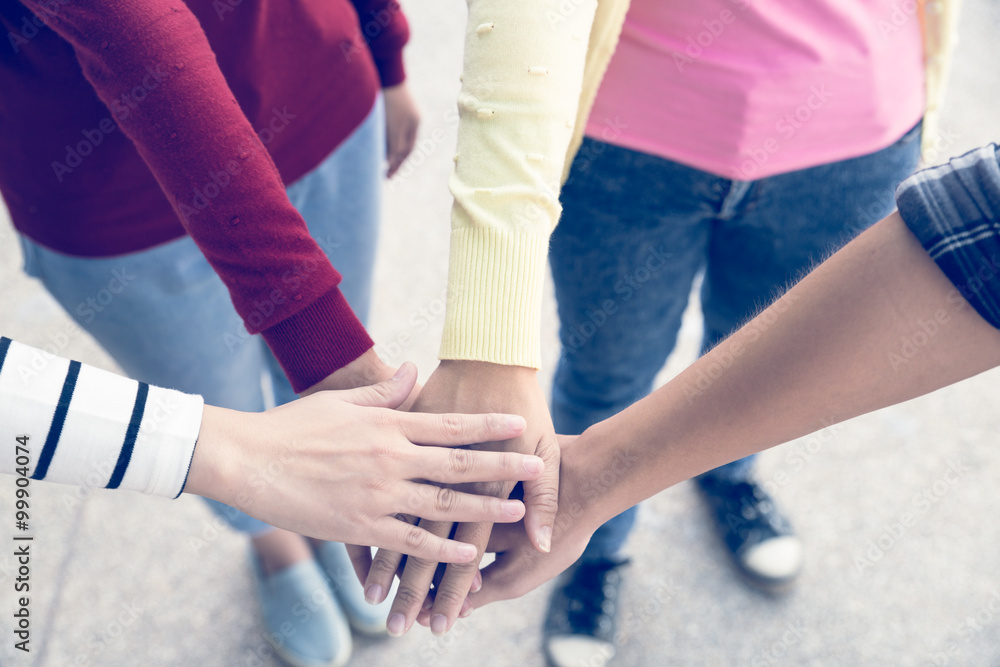 Team Teamwork Relation Together Unity Friendship Concept