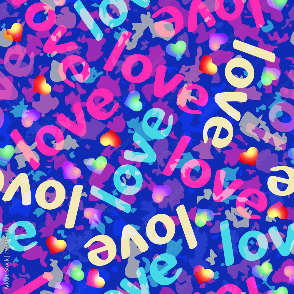Hearts seamless pattern Hearts seamless pattern