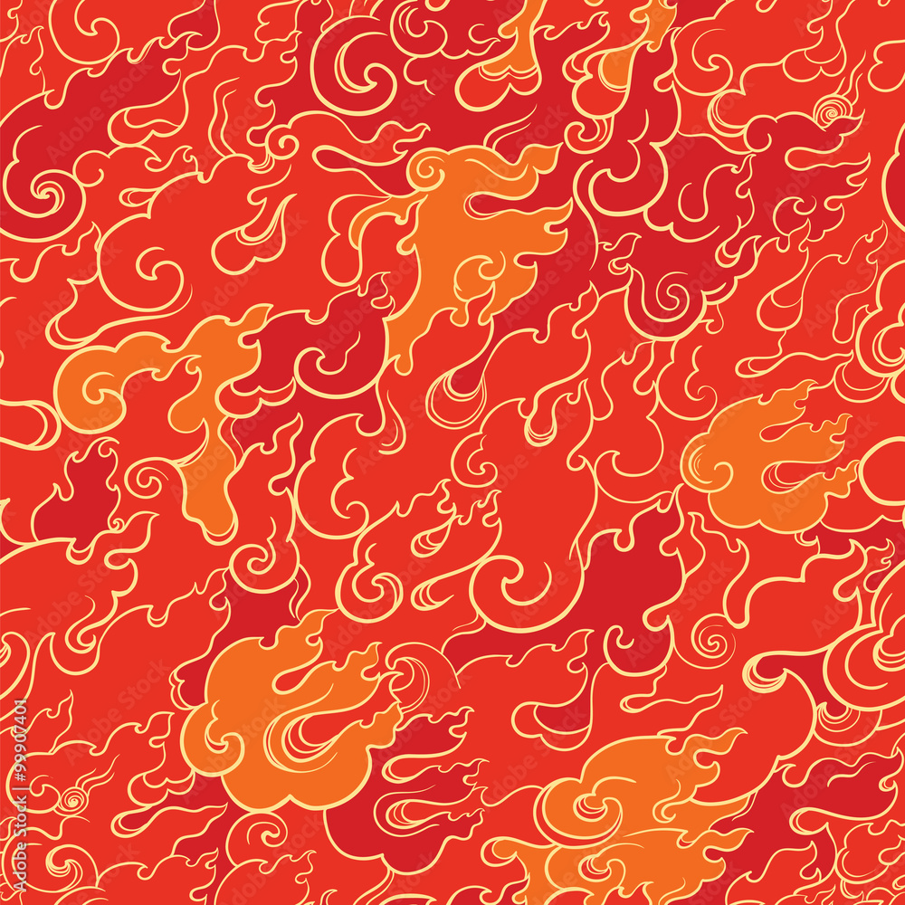 Fire patterns set Stock Vector by ©angelp 3442357