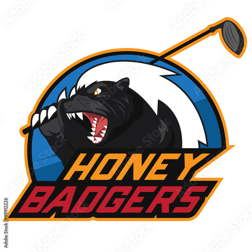 Honey Badger Golf Logo