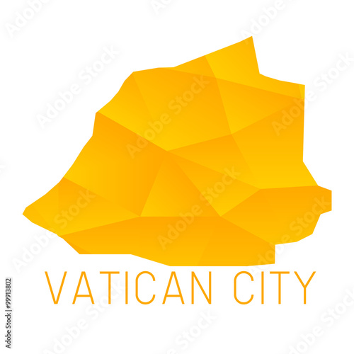 Vatican city map geometric texture