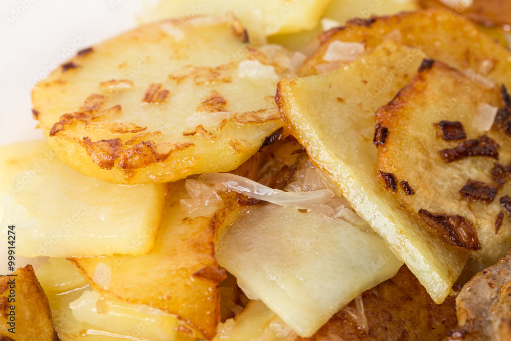 Delicious roasted potatoes.