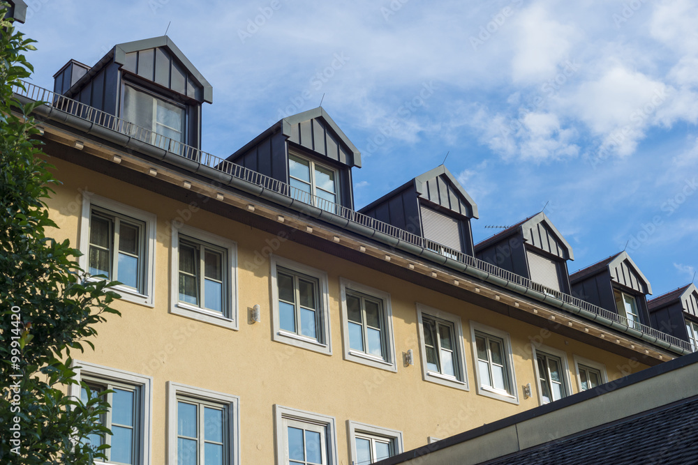 Obraz premium building and sky