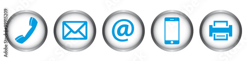 5 Kontakt Buttons