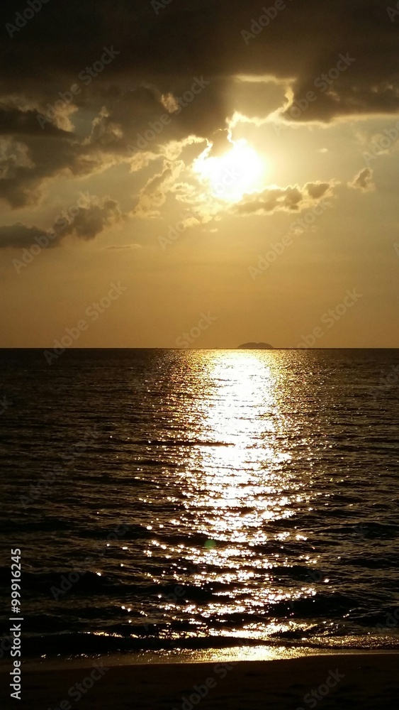 Fototapeta premium Sunset in Thailand