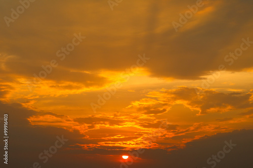 sunset sky © suttiwan