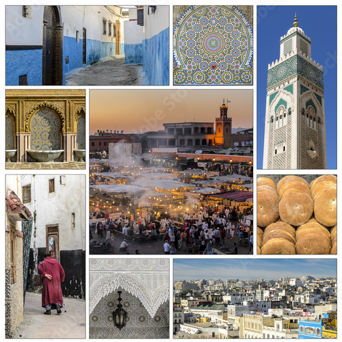 Collage Marokko