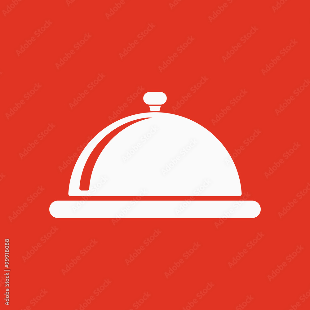 The tray station icon. Breakfast and lunch, dinner, restaurant symbol. Flat The tray station icon. Breakfast and lunch, dinner, restaurant symbol. Flat