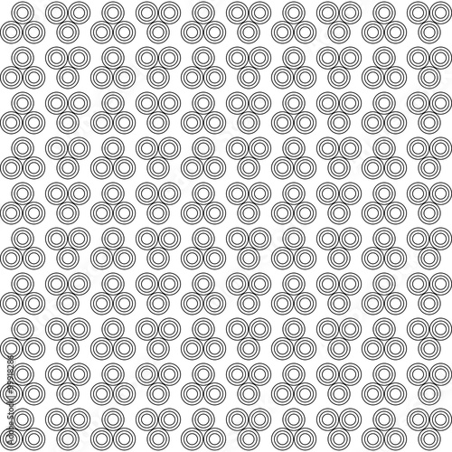 Seamless decorative vector background with abstract geometric pattern