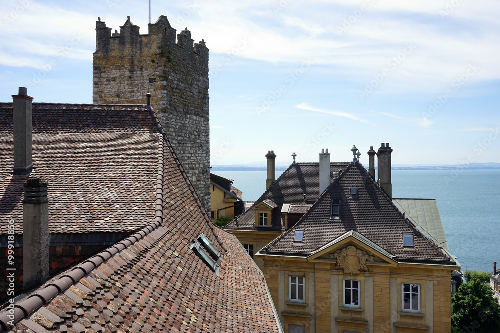 Naklejka premium Tile roofs