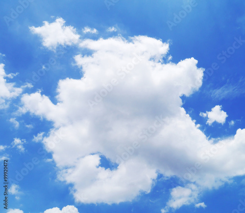 Fototapeta Naklejka Na Ścianę i Meble -  Cloud blue sky.