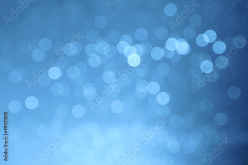 Blauer Hintergrund mit Lichtkreisen, Winter-Design Background photo