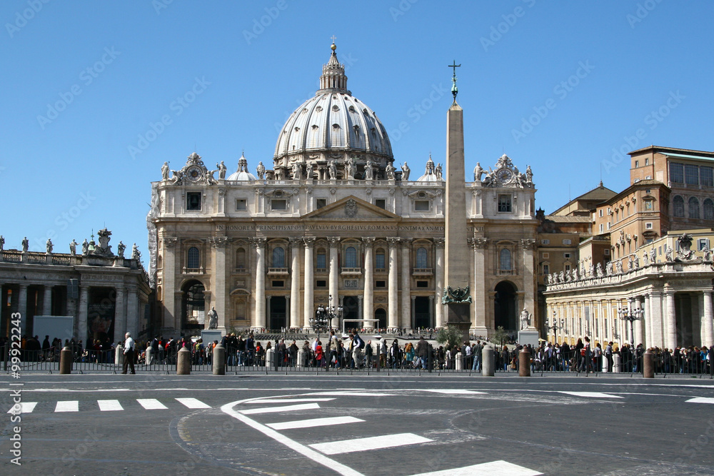 Petersplatz - Piazza San Pietro im Vatikan