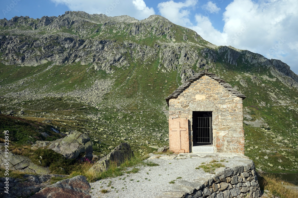 Chapel near St. Gotthard Pass Chapel near St. Gotthard Pass