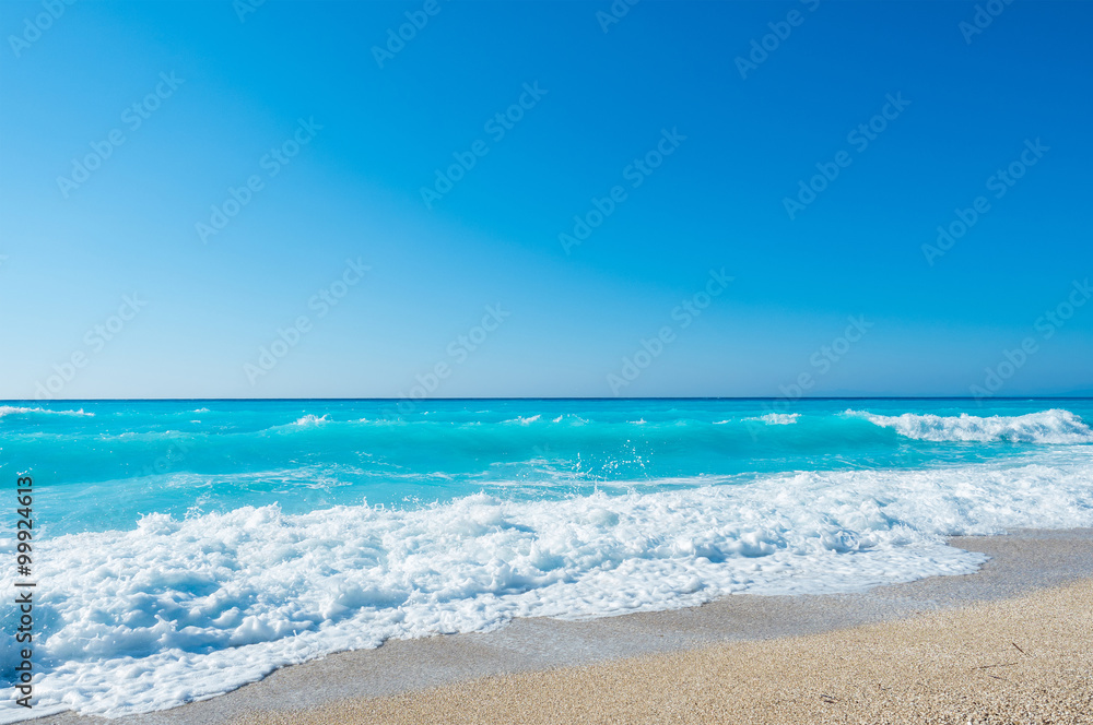 Amazing beach with clear waters in Greece Amazing beach with clear waters in Greece