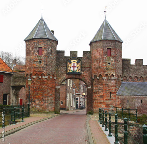 Amersfoort. February-11-2015. City gate 