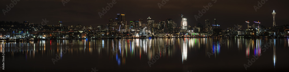 Seattle Skyline in Panorama
