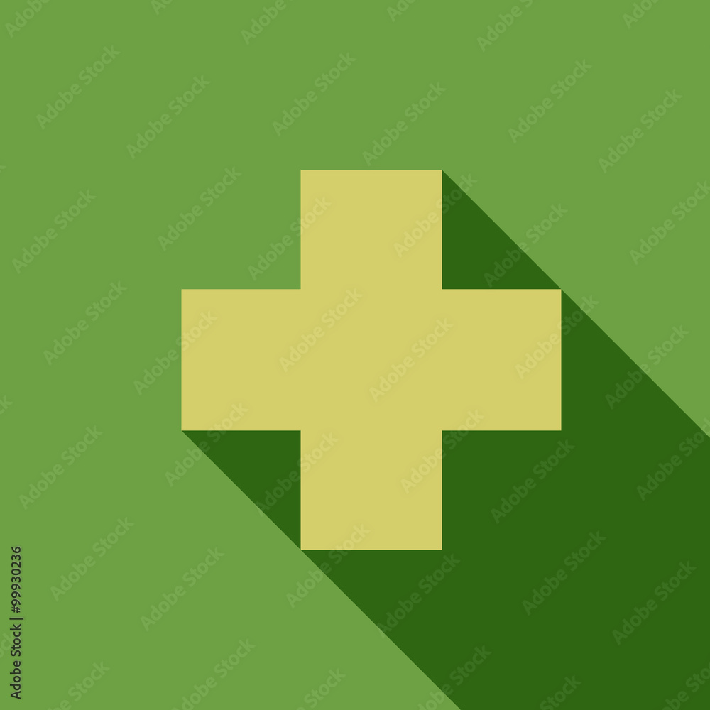 Fototapeta premium croix verte