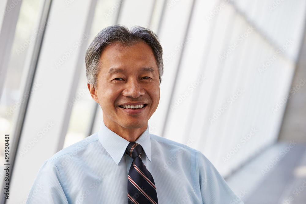 Portrait Of Asian Businessman In Modern Office Portrait Of Asian Businessman In Modern Office