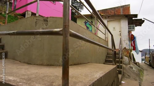 Wallpaper Mural Slow pan of favela structures in Rio de Janeiro, Brazil Torontodigital.ca