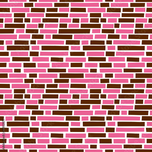 Random geometric background. Seamless pattern.Vector. ランダム四角パターン