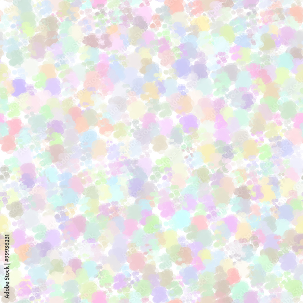 Seamless Background, Blurred Confetti