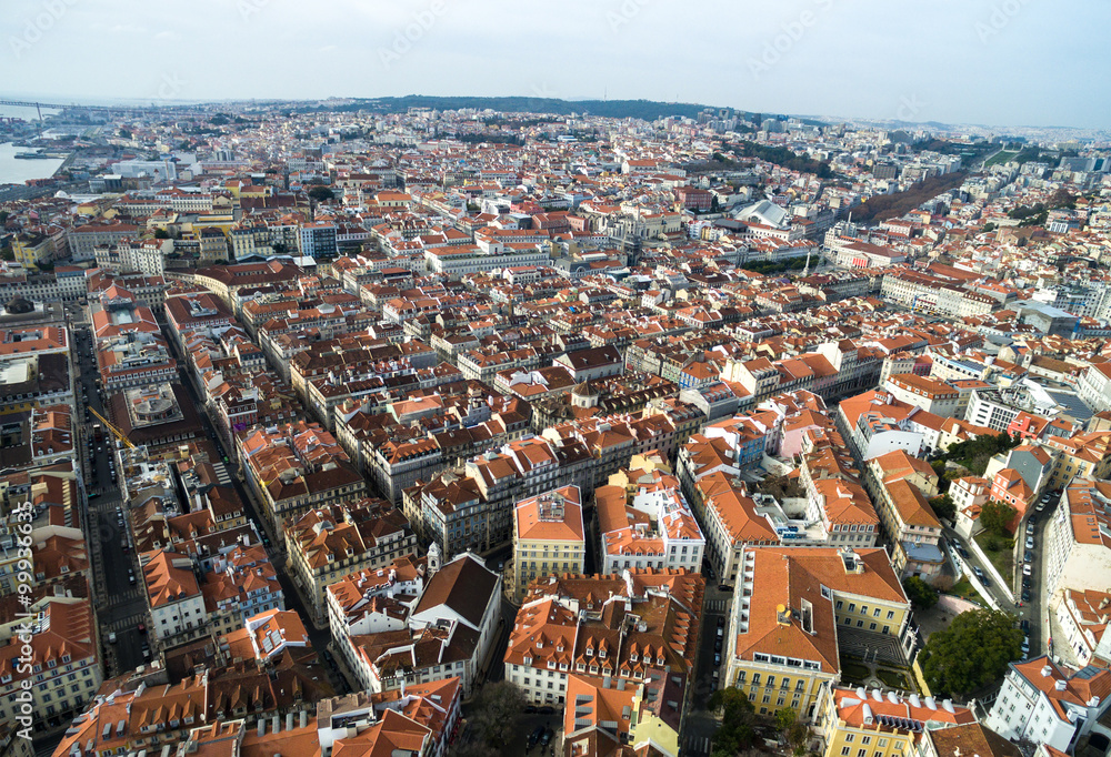 Fototapeta premium Aerial View of Lisbon, Portugal