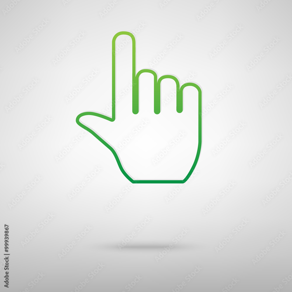Obraz premium Hand icon pointer