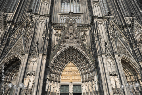 Cologne Cathedral Detail View 