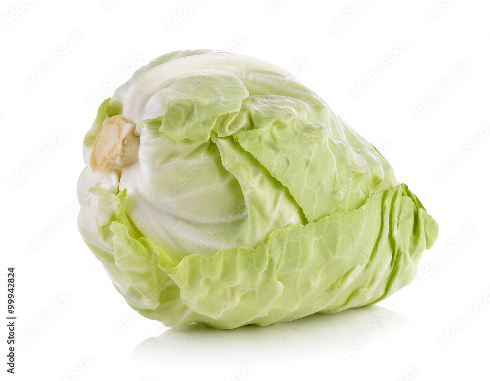 cabbage on white background cabbage on white background
