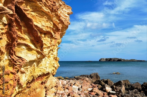 View of beach, Portugal .