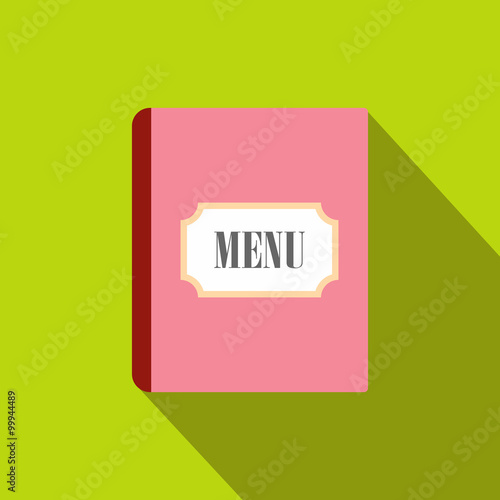 Restaurant menu flat icon