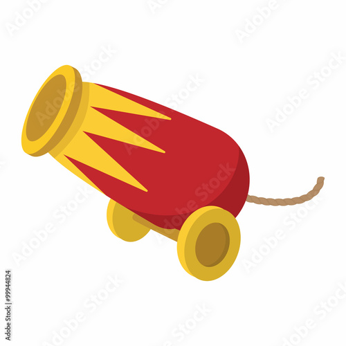 Circus cannon cartoon