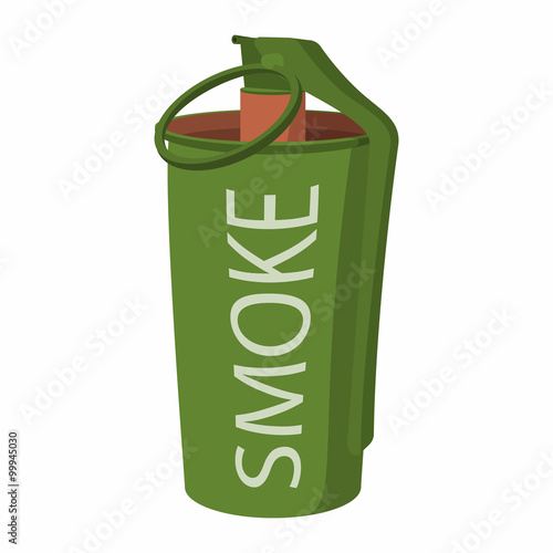 Hand grenade smoke bomb icon