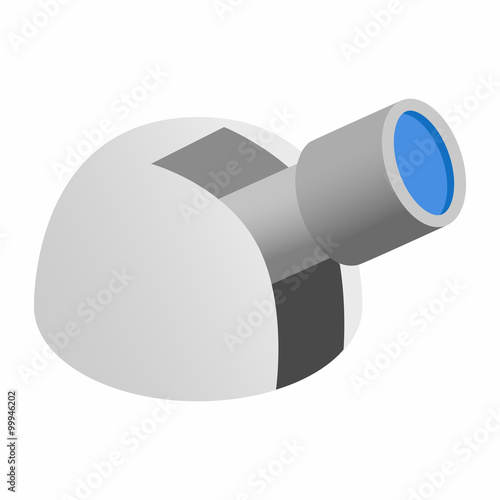 Observatory 3d isometric icon