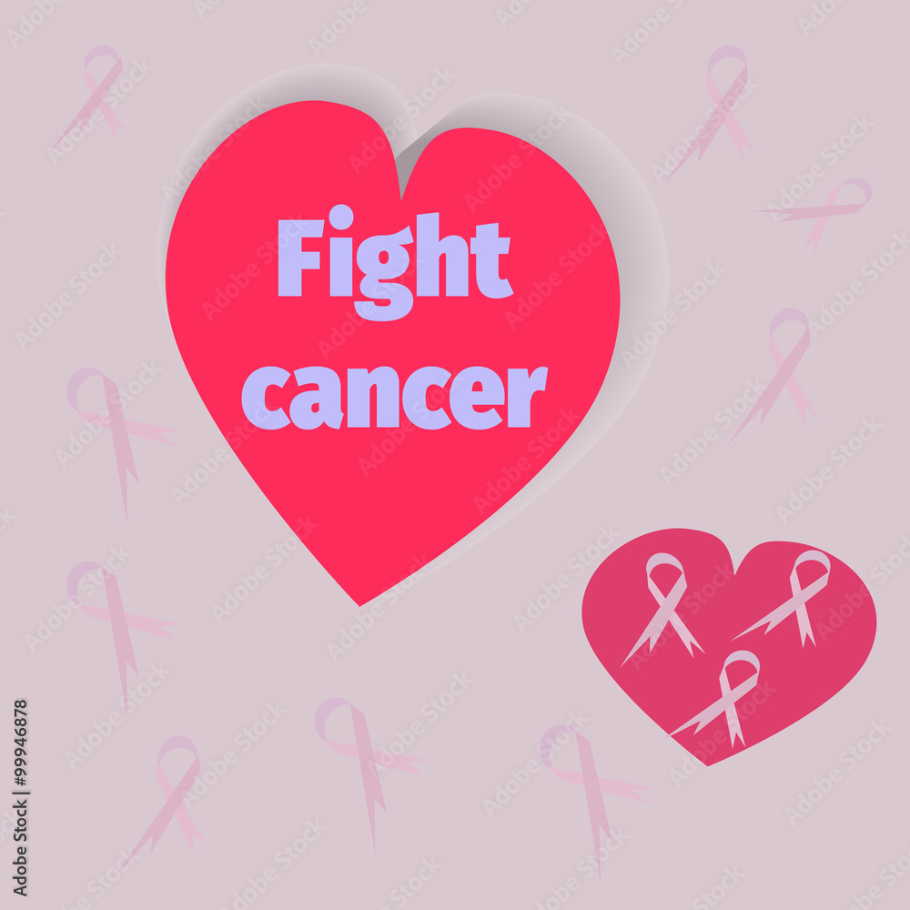 Cancer Awareness Month Banner. 