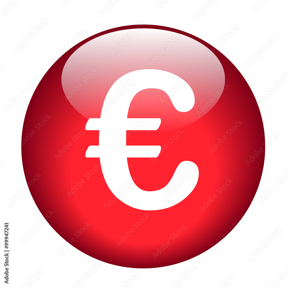 EURO symbol, euro sign, dark gray color round glossy push button, gel like, isolated on white background, fully editable vector illustration EPS 10 EURO symbol, euro sign, dark gray color round glossy push button, gel like, isolated on white background, fully editable vector illustration EPS 10