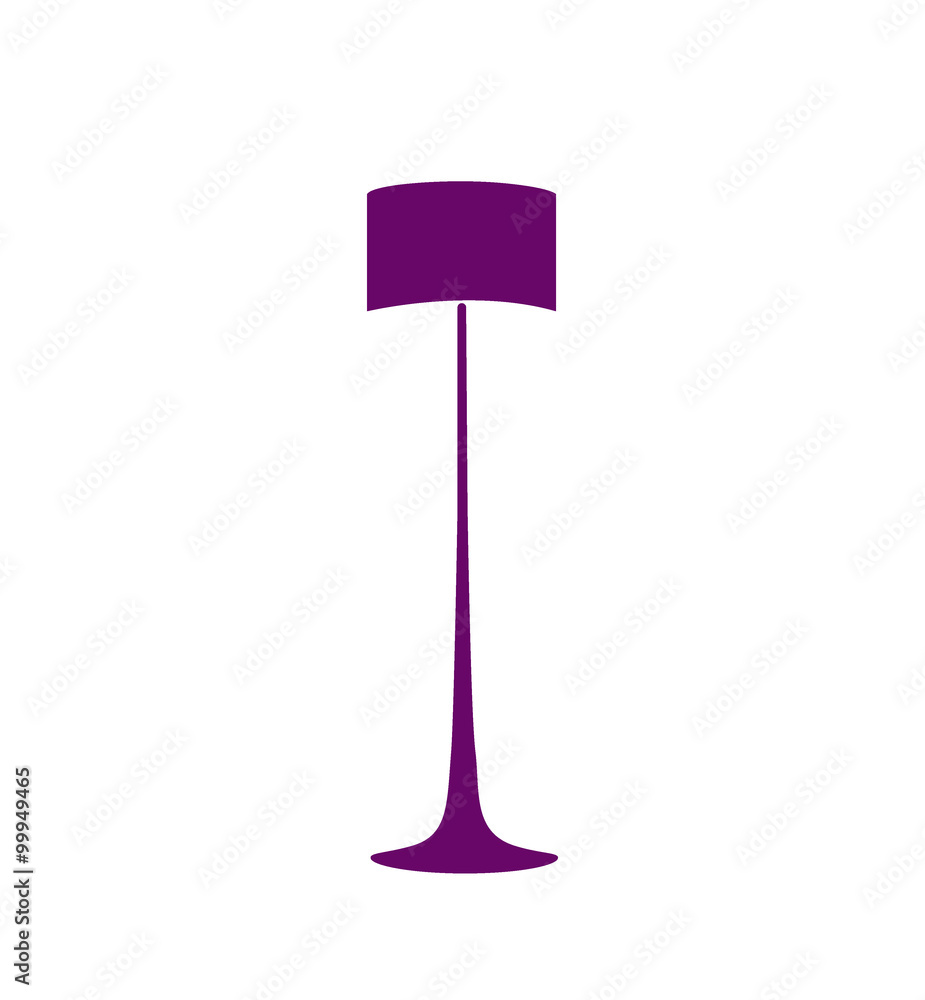 stand lamp icon purple stand lamp icon purple