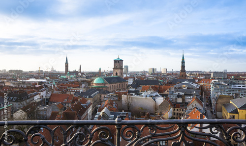 Photography Copenhagen City view, Denmark, Scandinavia