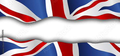 scratched flag of the Great Britain