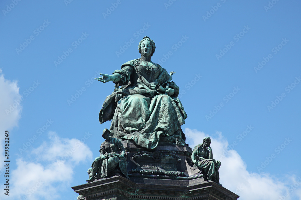 Empress Maria Theresa Statue Vienna Austria