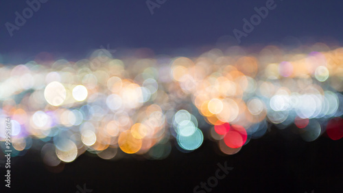 Abstract defocused light for background © skarie