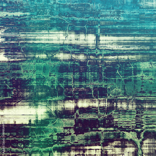 Old grunge template. With different color patterns: green; purple (violet); blue; cyan