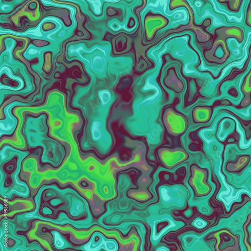 Green abstract oil fractal