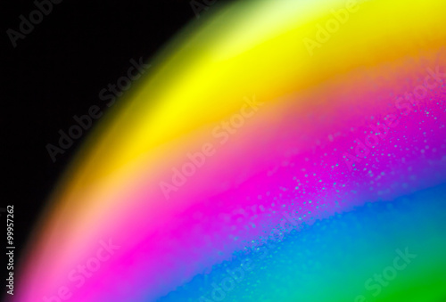 Multicolored soap bubble abstract background