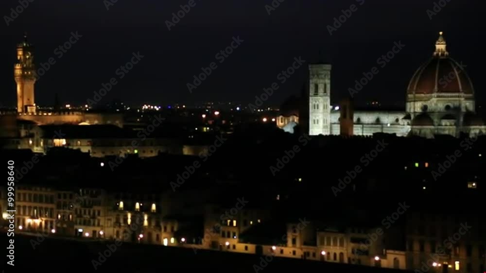 Fade in shot of a city, Florence Cathedral, Florence, Tuscany, Italy Fade in shot of a city, Florence Cathedral, Florence, Tuscany, Italy