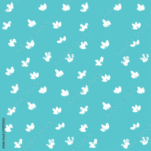 Flower seamless pattern background vector. Floral textile pattern. 