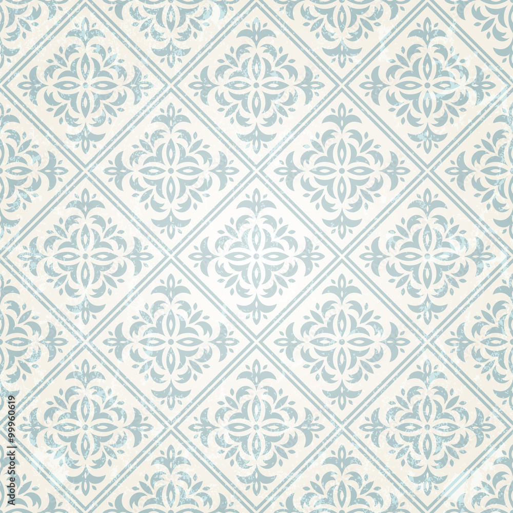 Fototapeta premium Seamless vintage wallpaper