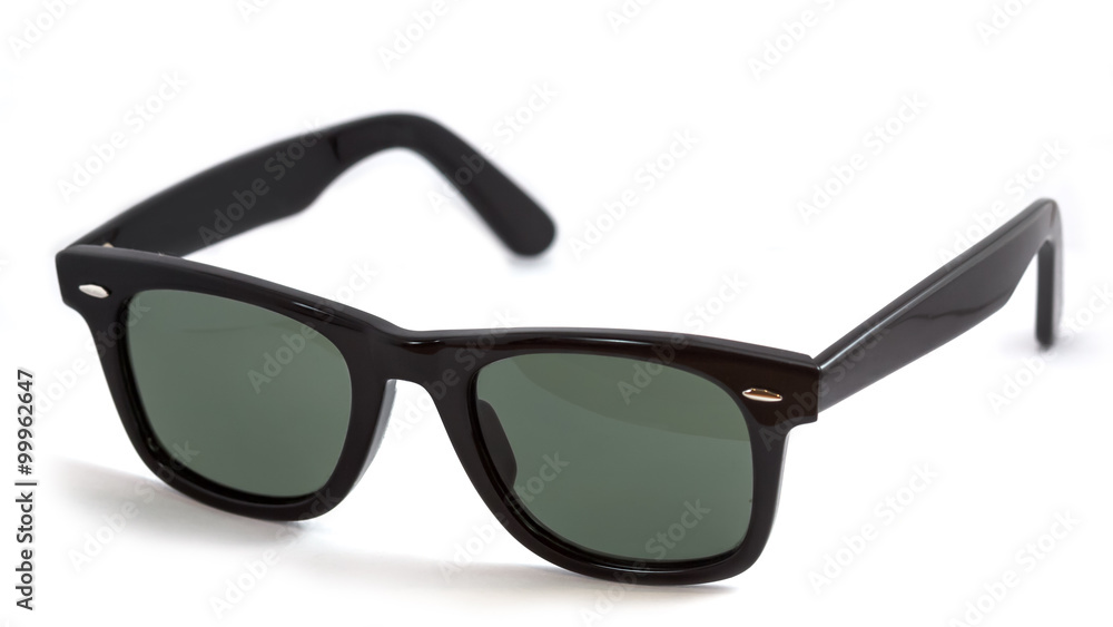 Wayfarer sunglass isolated on white Wayfarer sunglass isolated on white