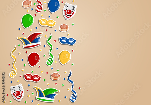 Hintergrund Fasching Karneval